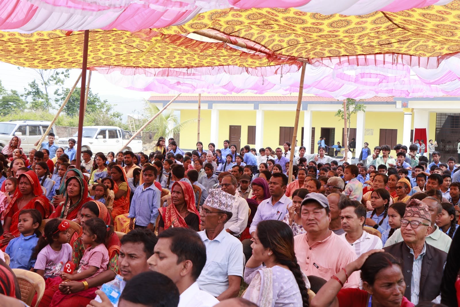 Inauguration of School building of Shree Janta Secondary School, Shishuwari at Surunga Municipality in Saptari,